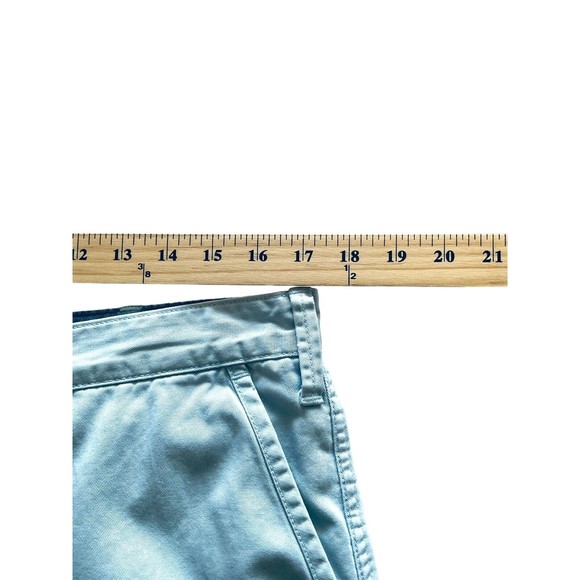 Polo Ralph Lauren Mens Size 34 Chino Shorts Blue 100% Cotton Relaxed Fit - Picture 10 of 11